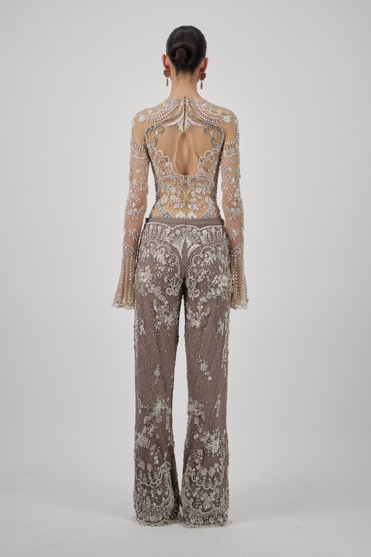 Tulle Floral Bodysuit