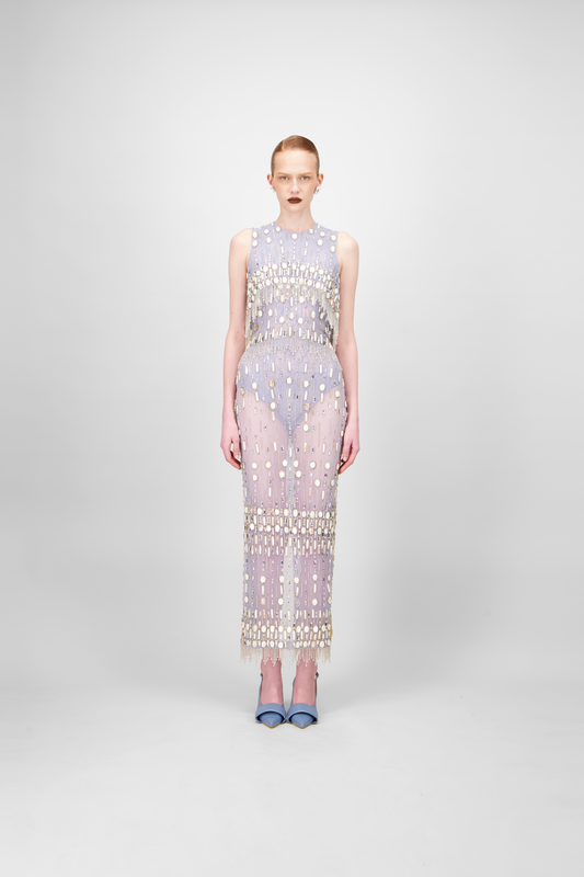 Beaded Midi Dress
