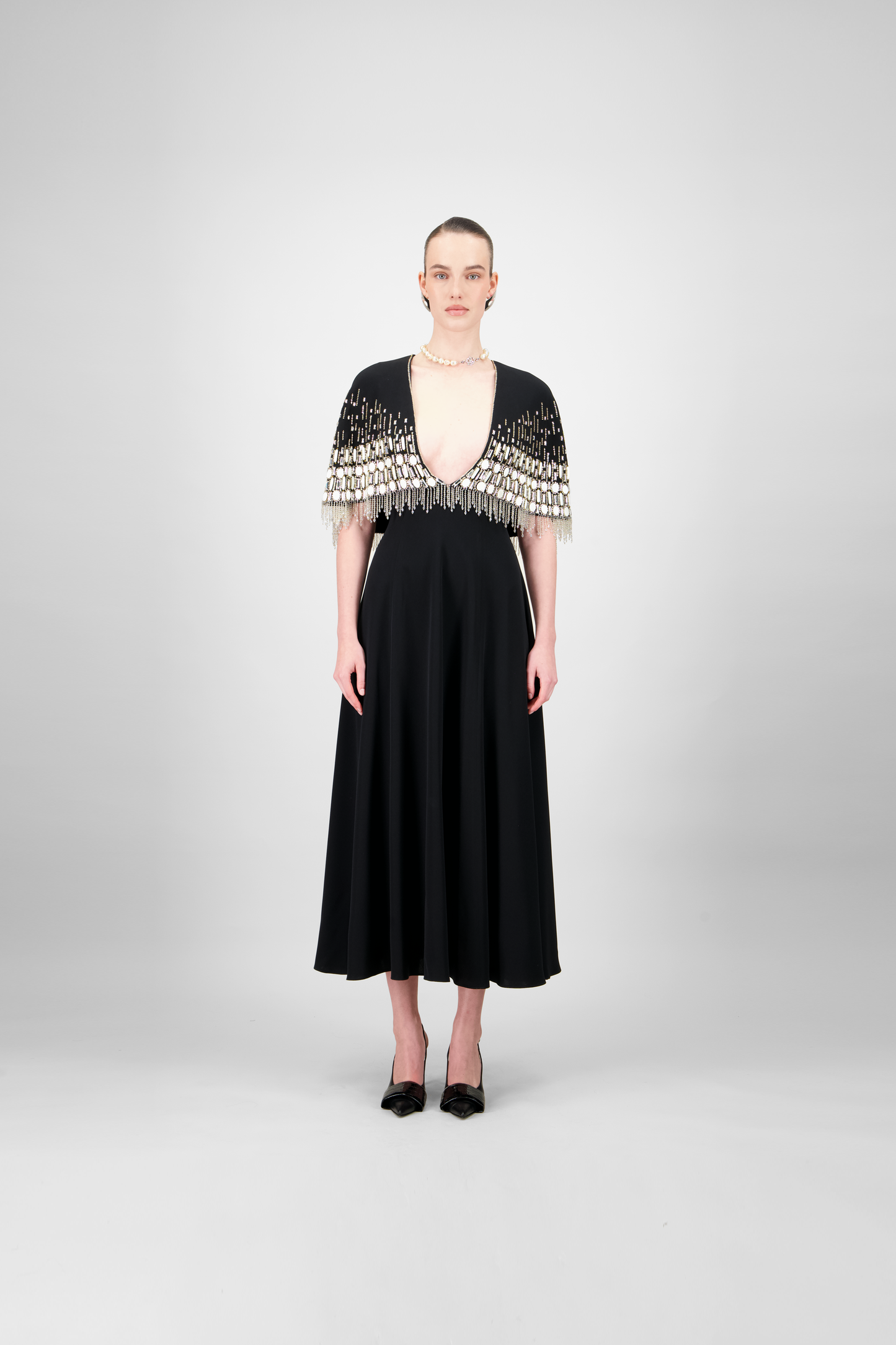 Beaded Midi Dress