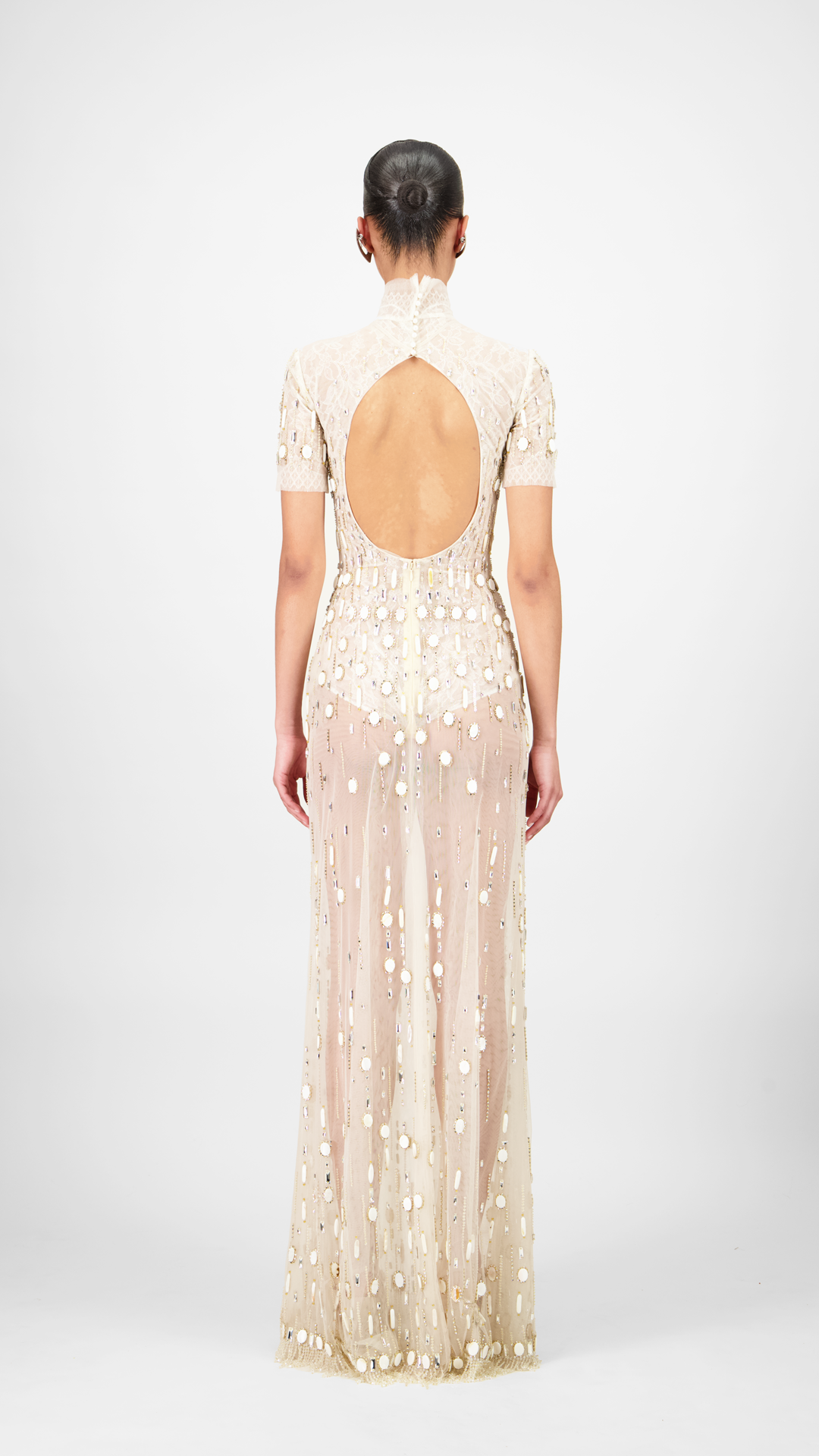 Beaded Long Dress