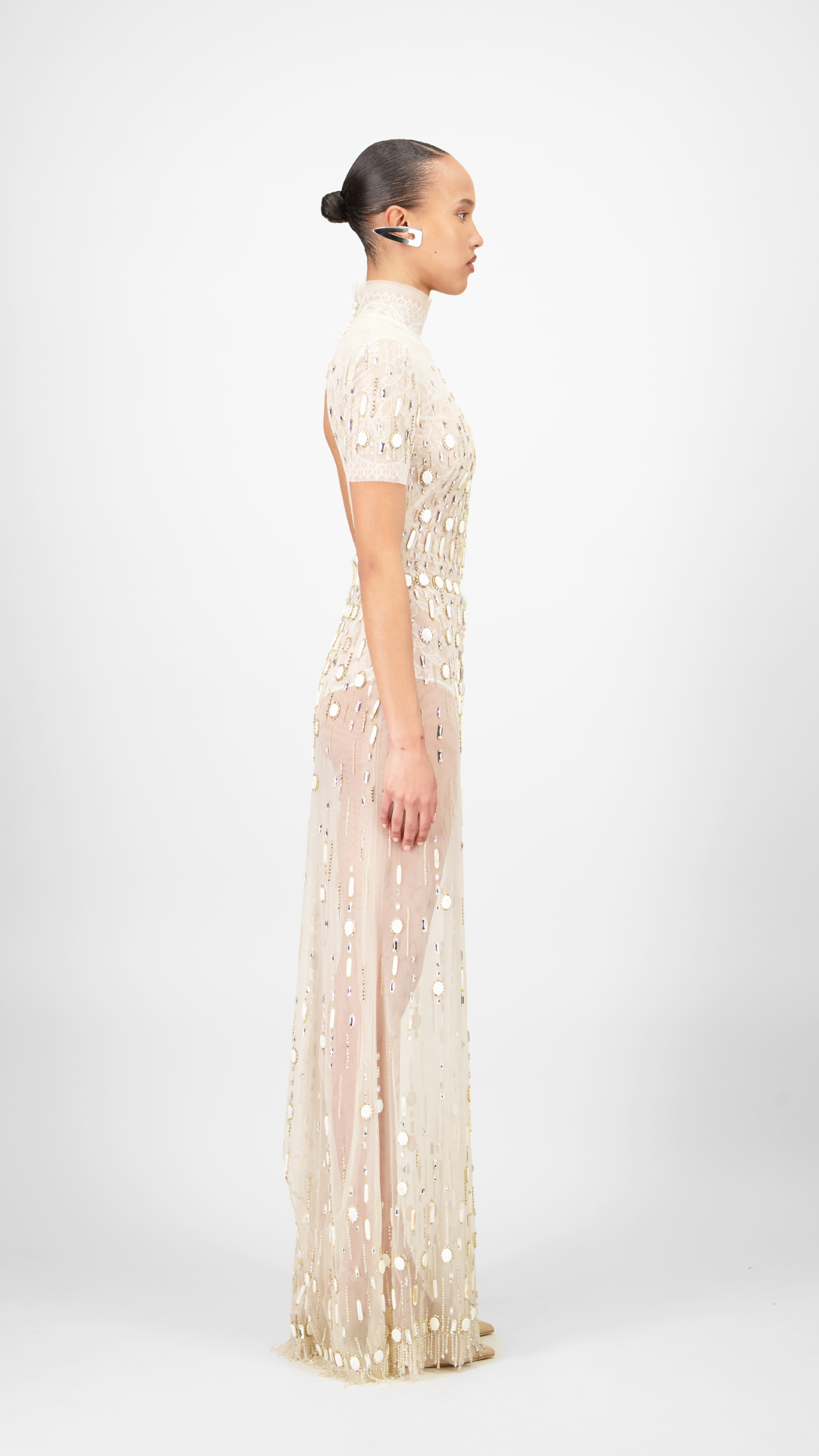 Beaded Long Dress