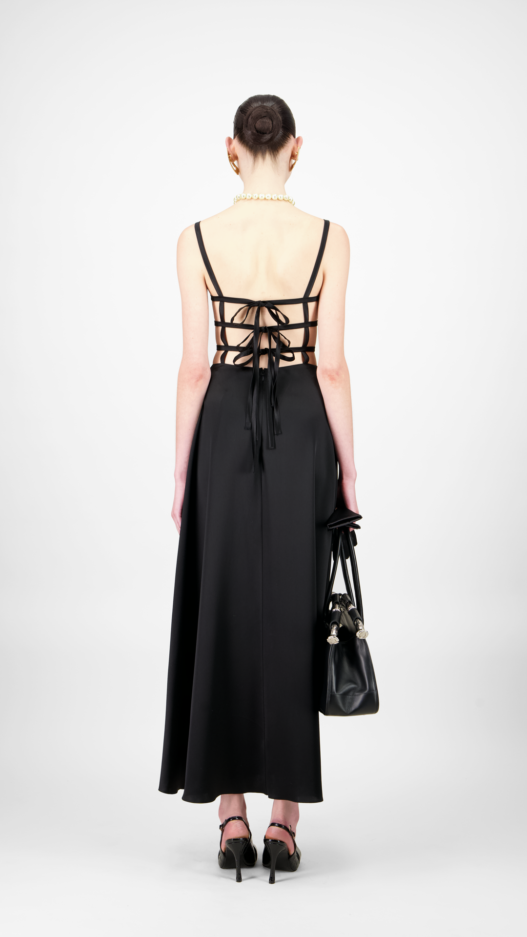 Silky Satin Midi Dress
