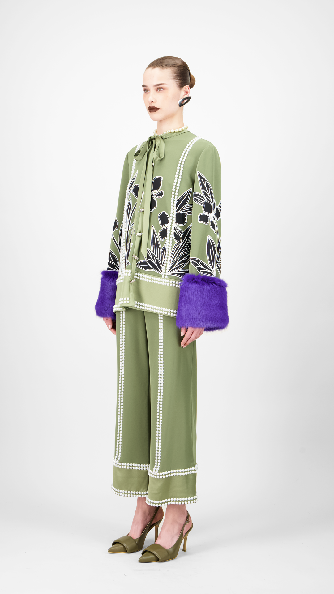 Beaded Pearl Pants