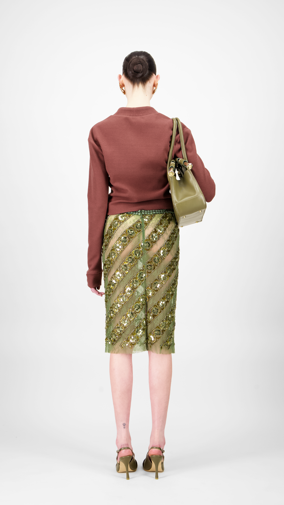 Beaded Short Skirt