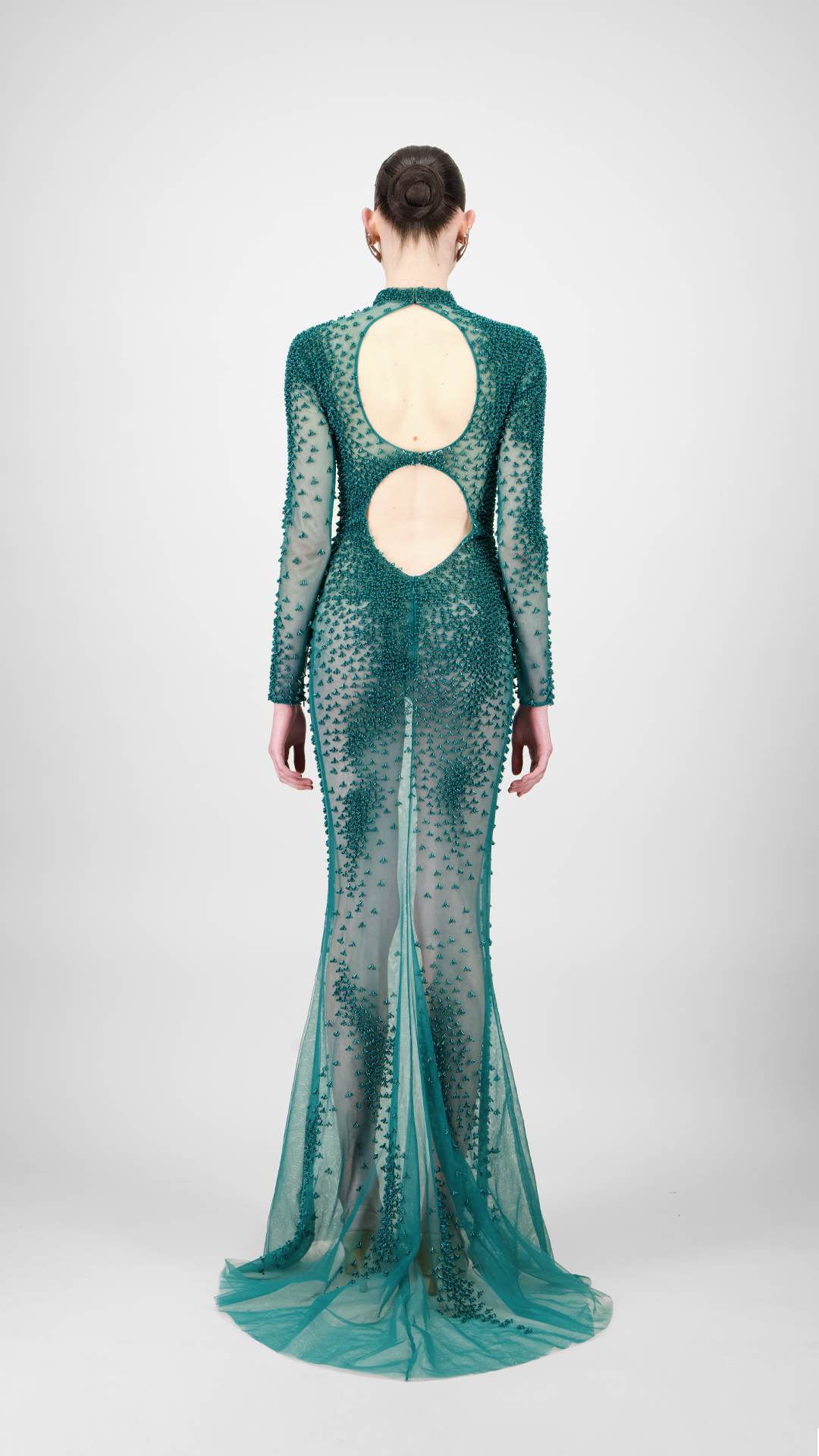 Beaded Long Dress