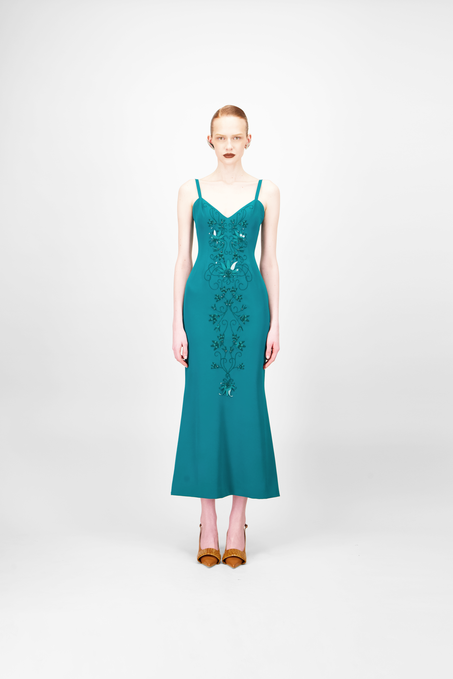 Fitted Midi Dress