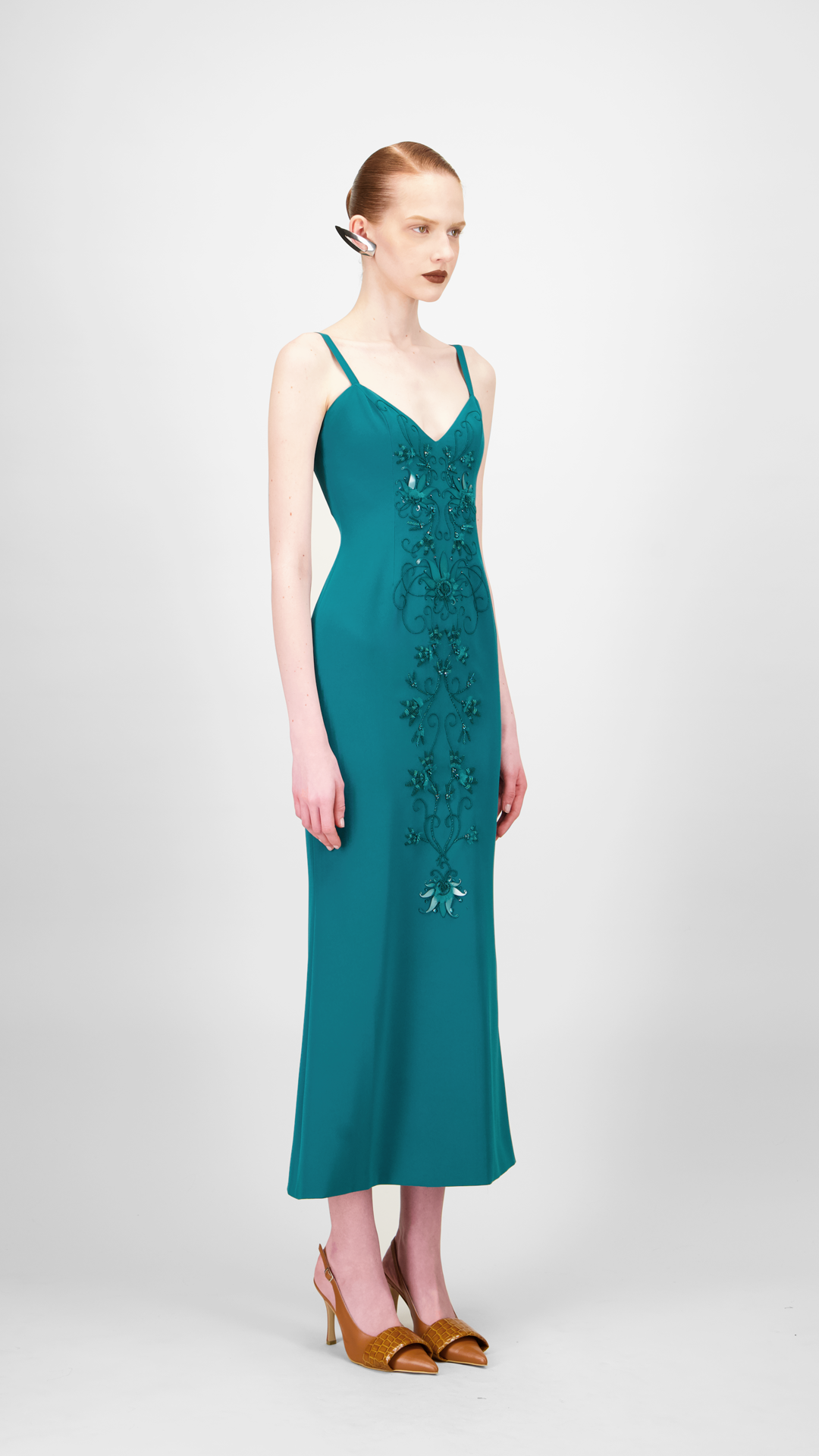 Fitted Midi Dress