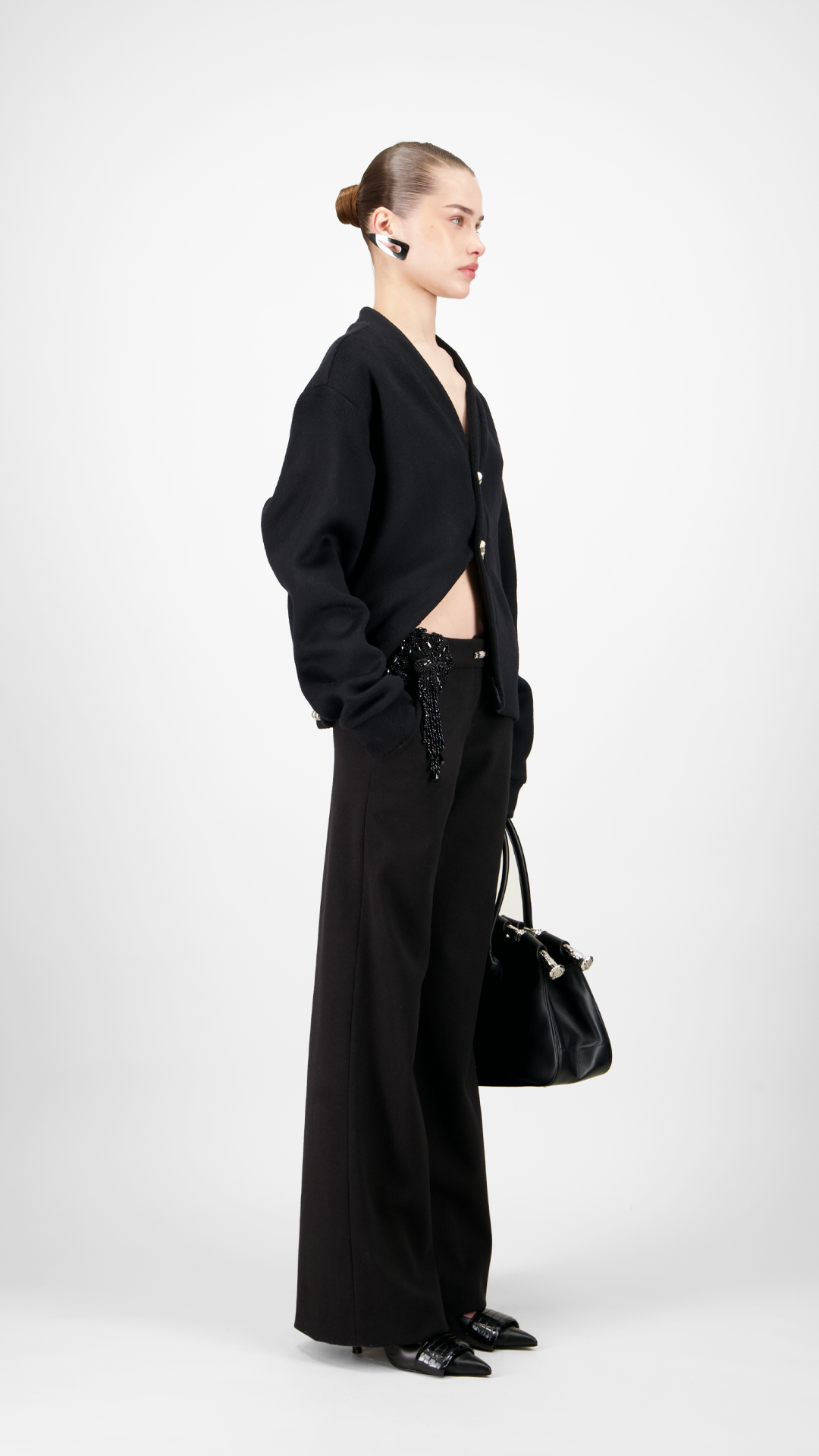 Low Waisted Wool Pants