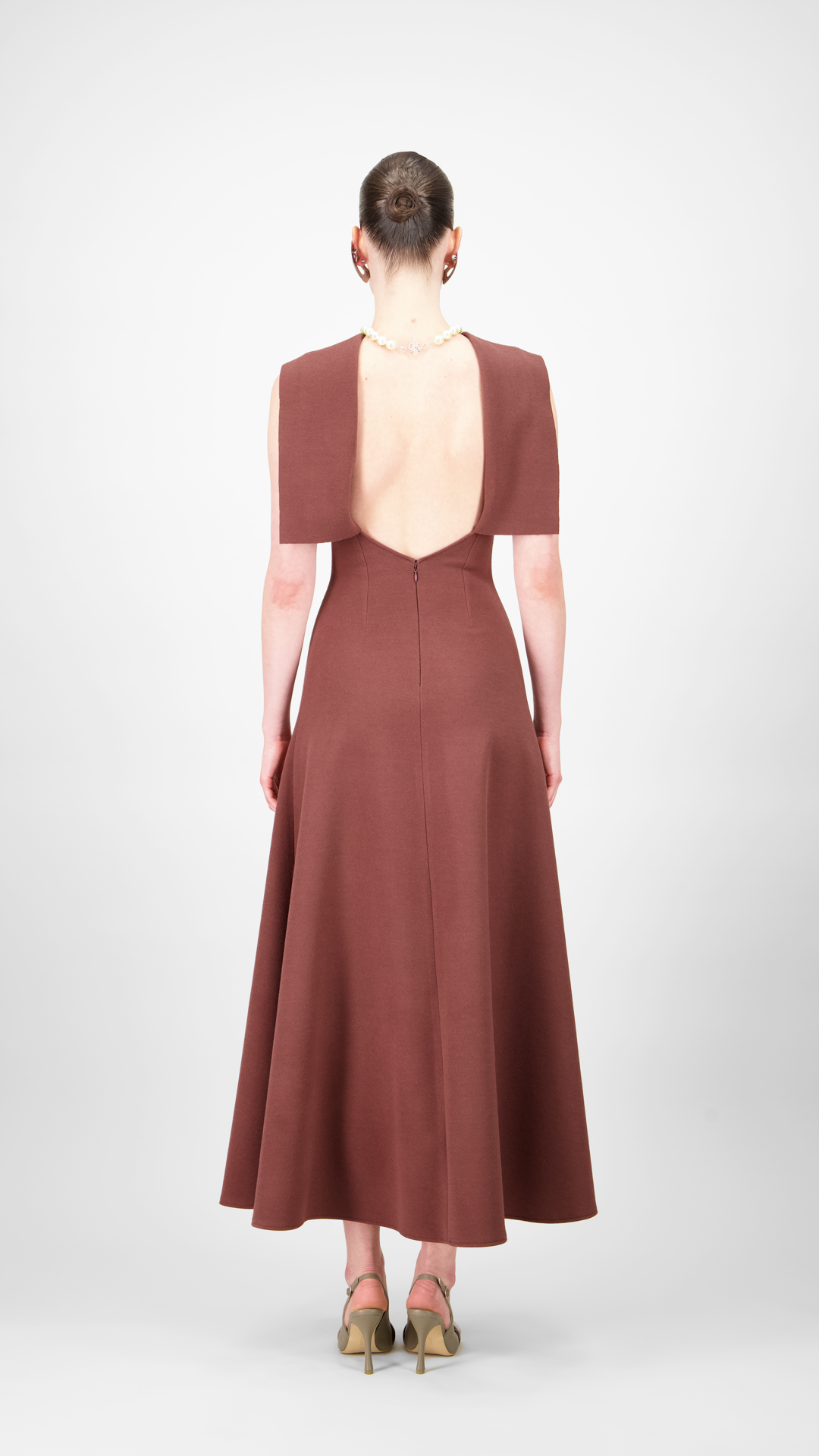 Back Reveal Midi Dress