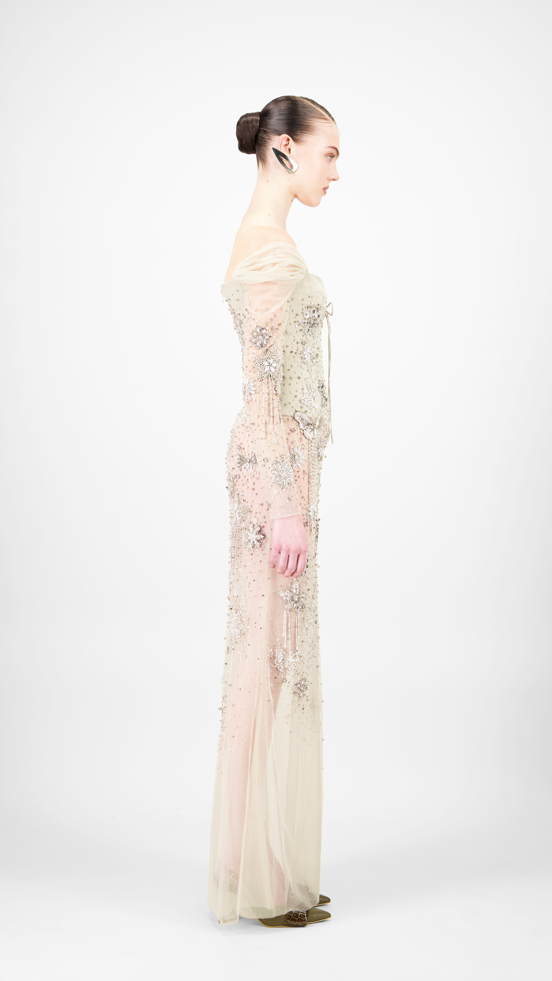 Off-Shoulder Long Dress