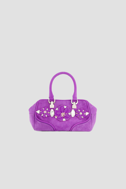 The Purple Sapphire Small Beaded Island