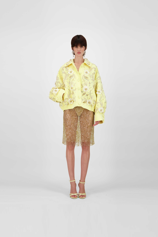 Oversized Beaded Jacket
