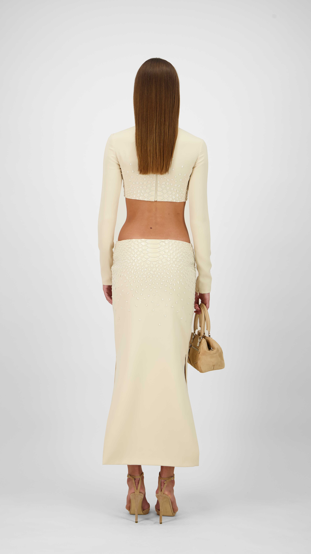 Beaded Midi Skirt
