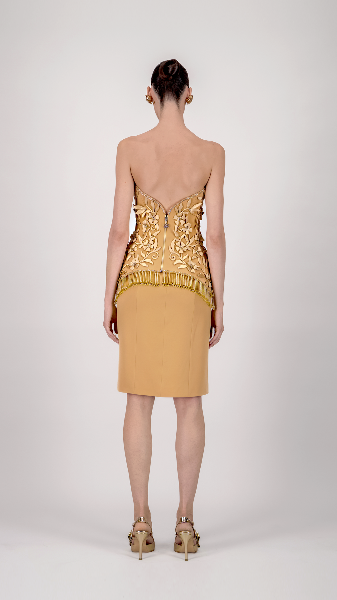 Strapless Embroidered Corset
