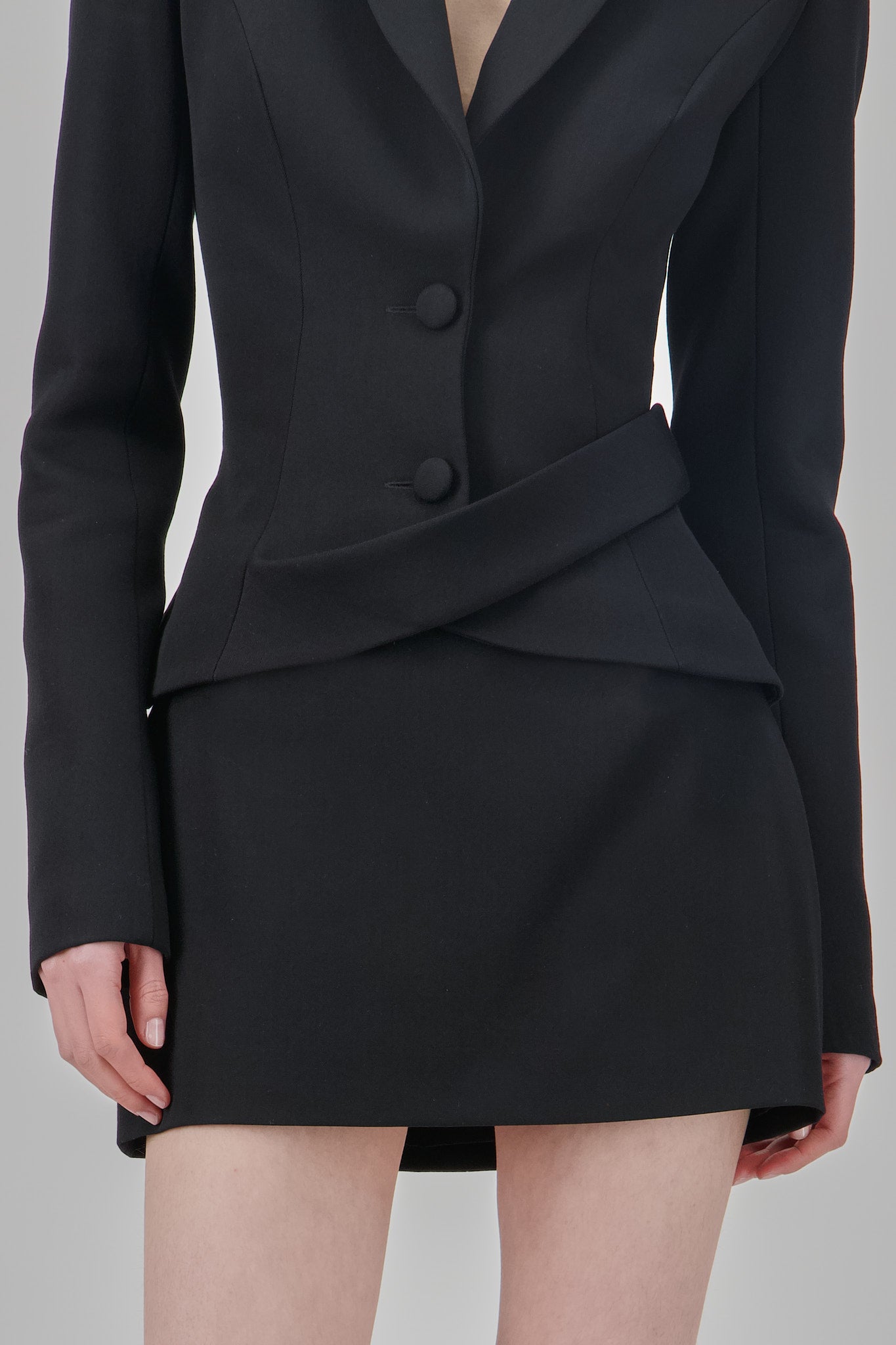 Wool Mini Skirt