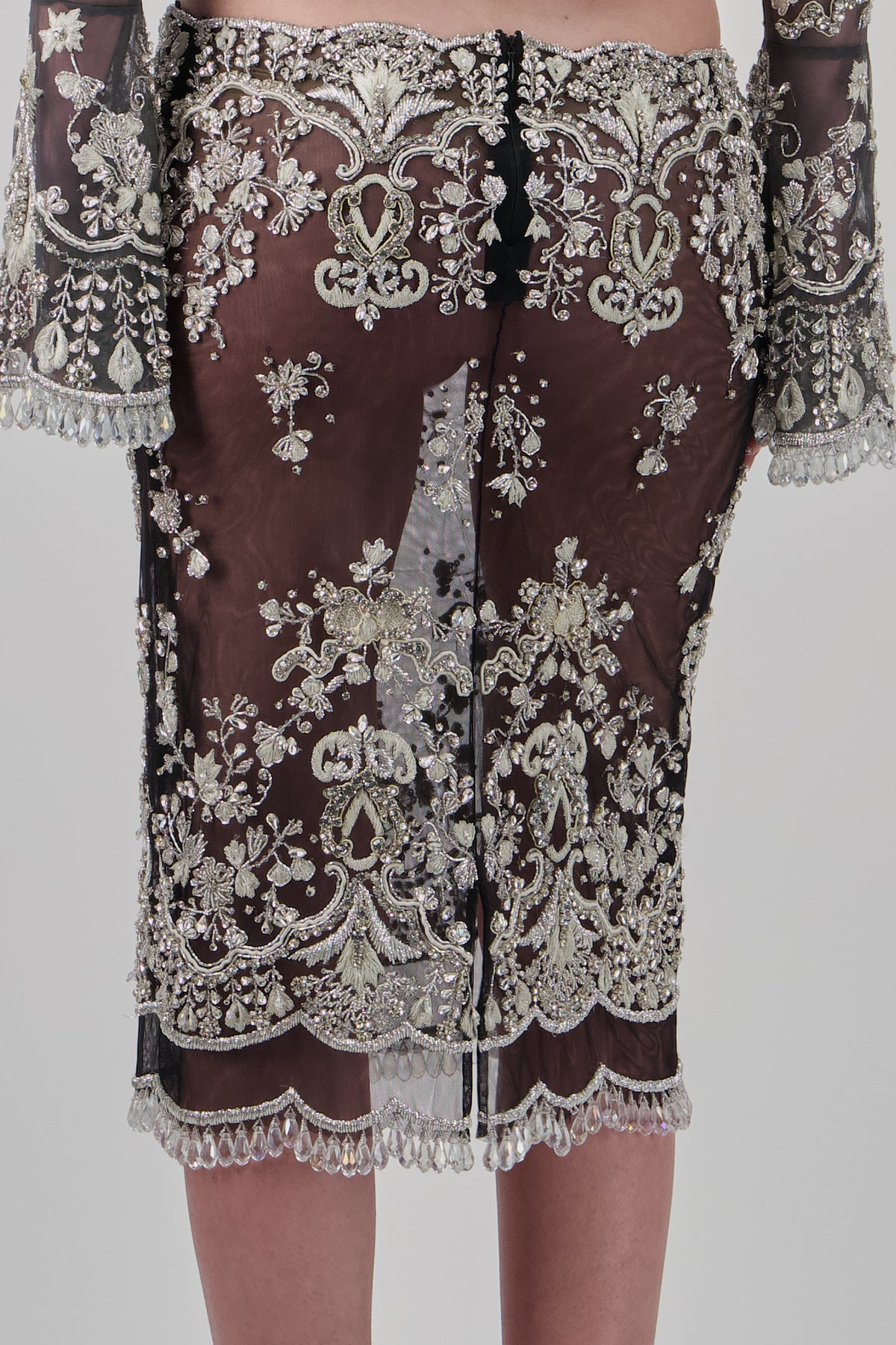 Beaded Tulle Skirt