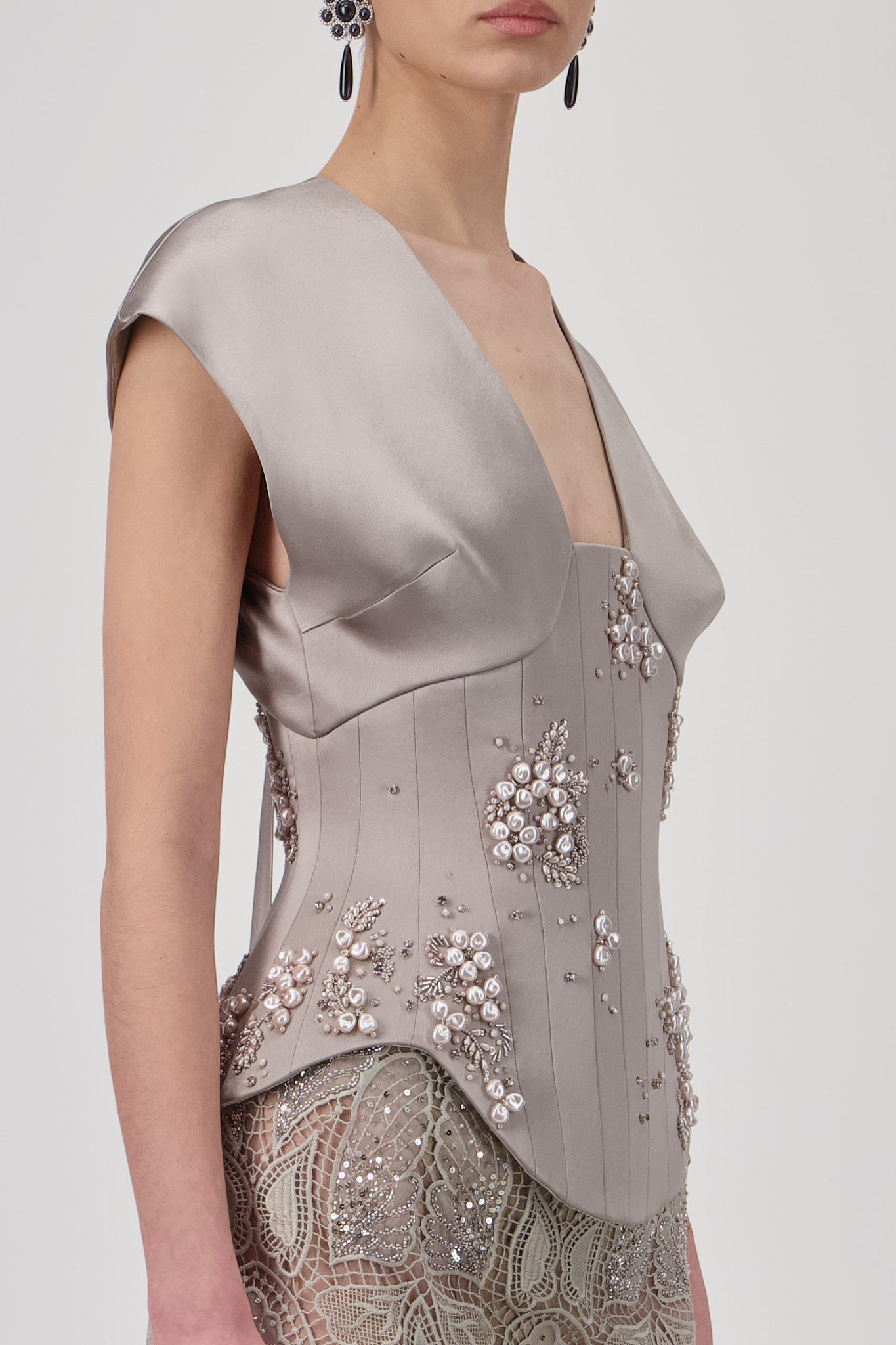 Embellished Corset Top