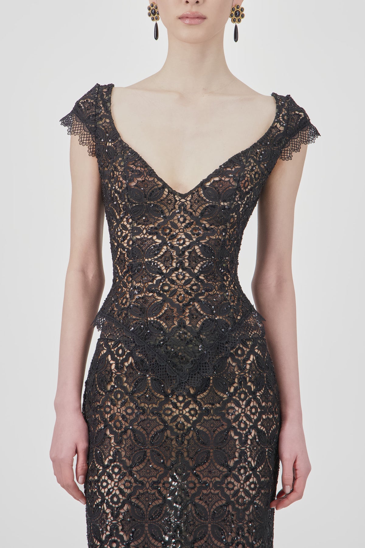 Lace V-Neck Top