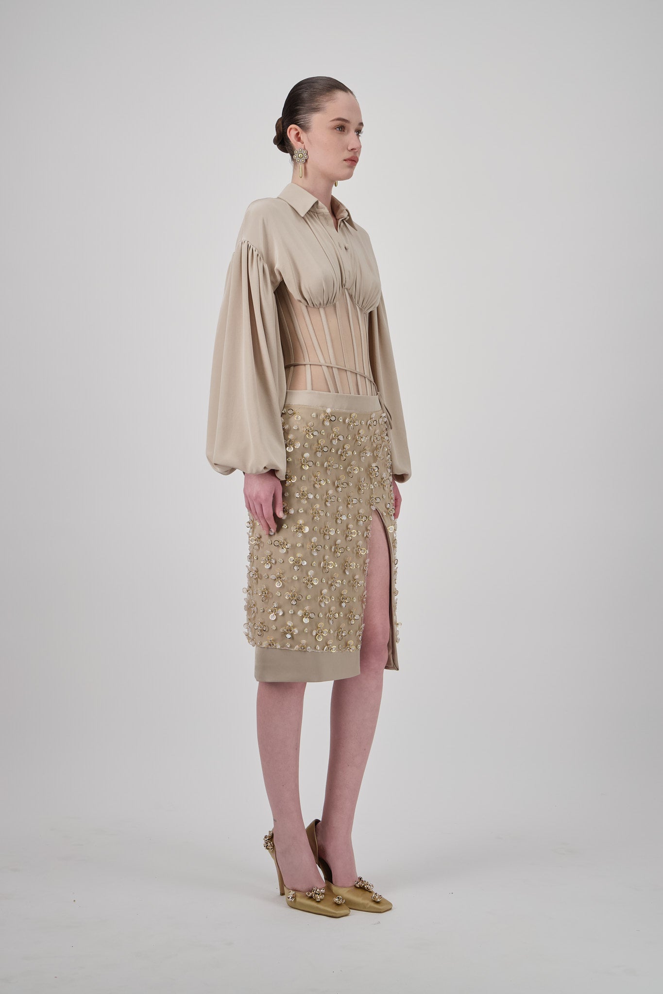 Georgette Puff Shirt