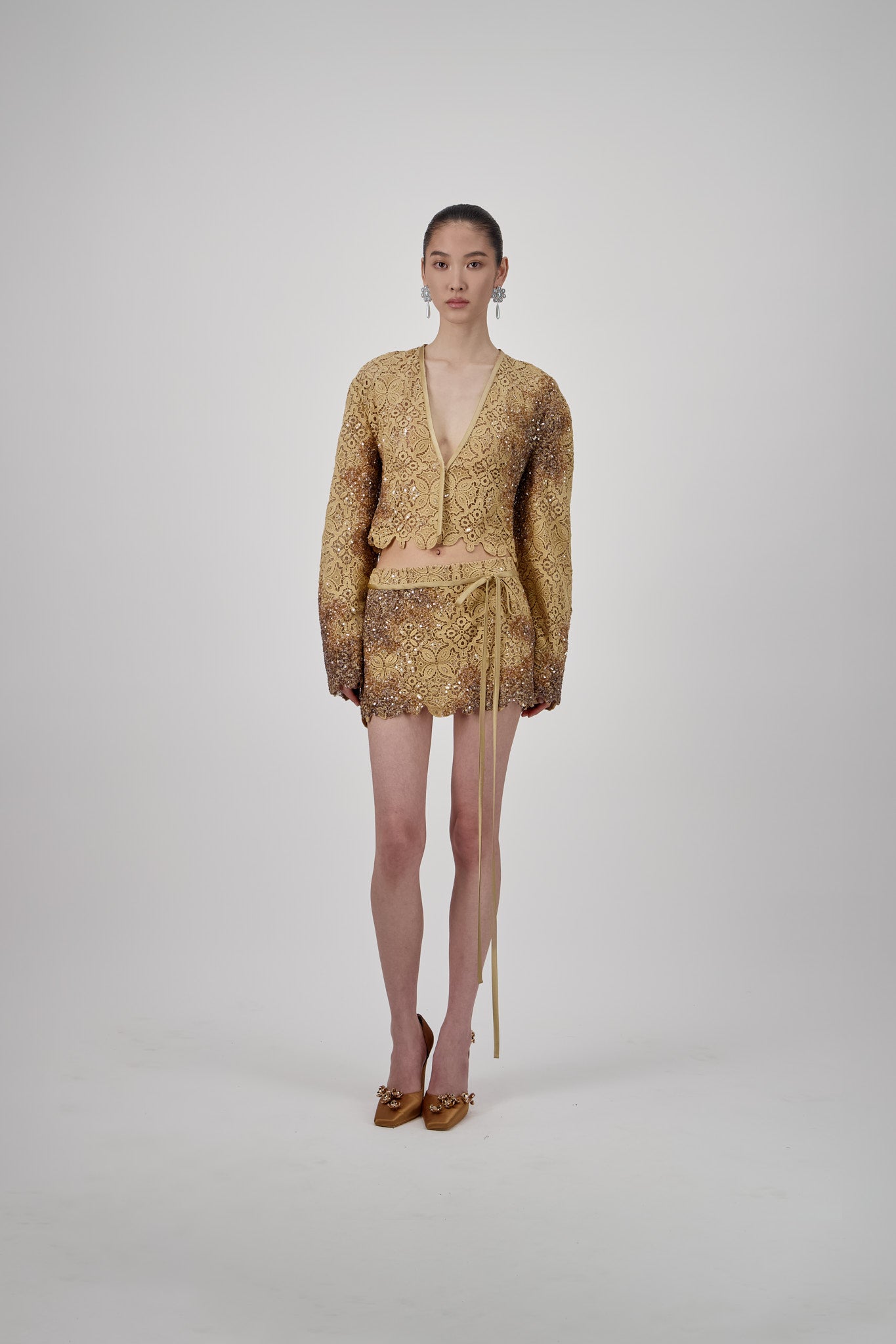 Lace Embellished Jacket