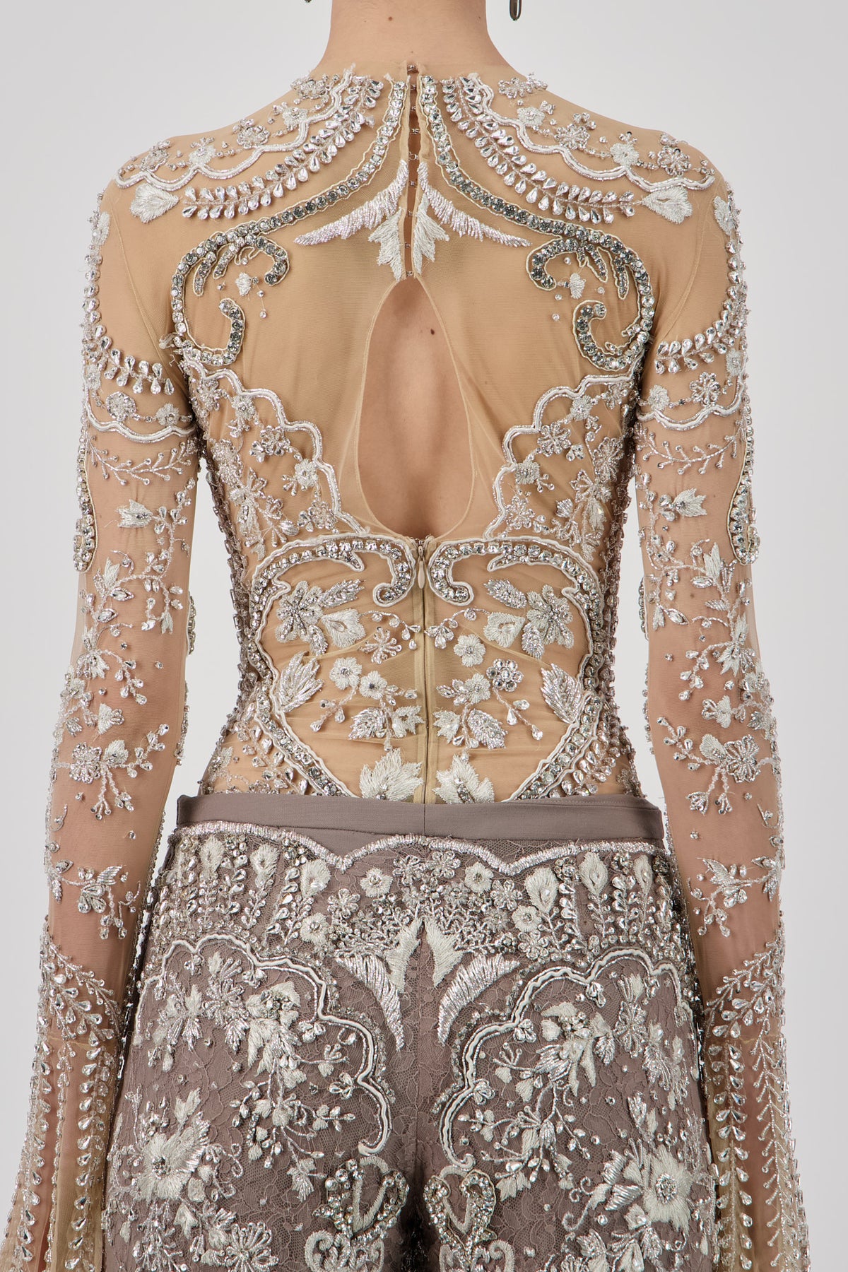 Tulle Floral Bodysuit