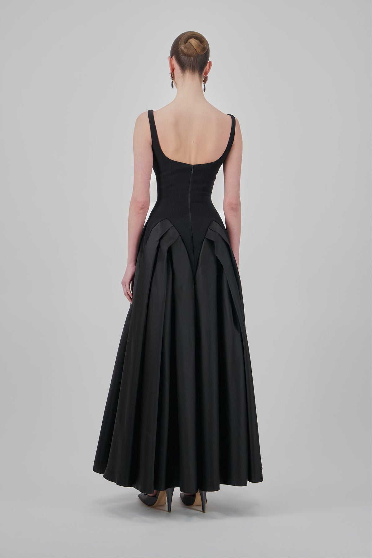 Crepe Midi Dress