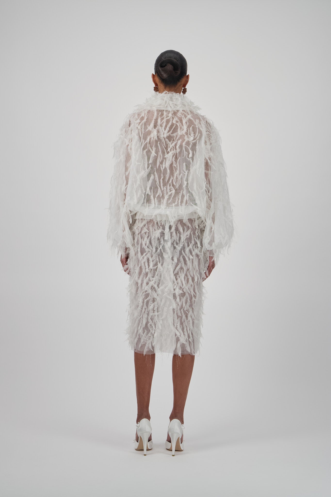 Oversized Feather Jacket