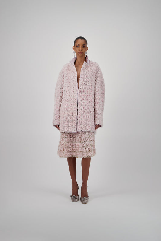 Oversized Organza Coat
