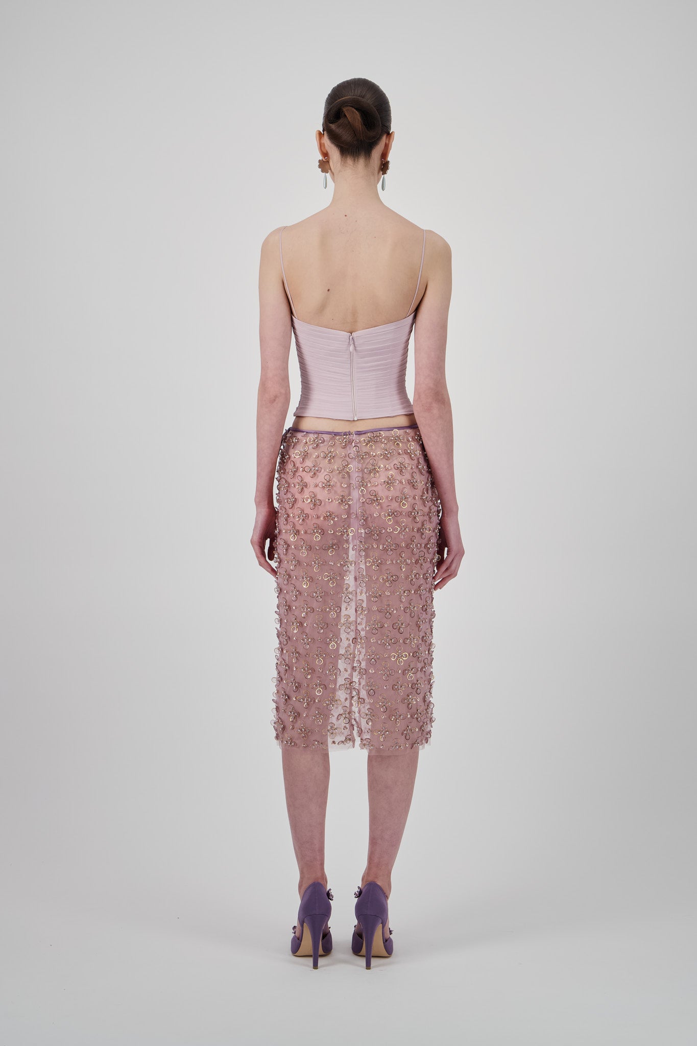 Draped Georgette Top