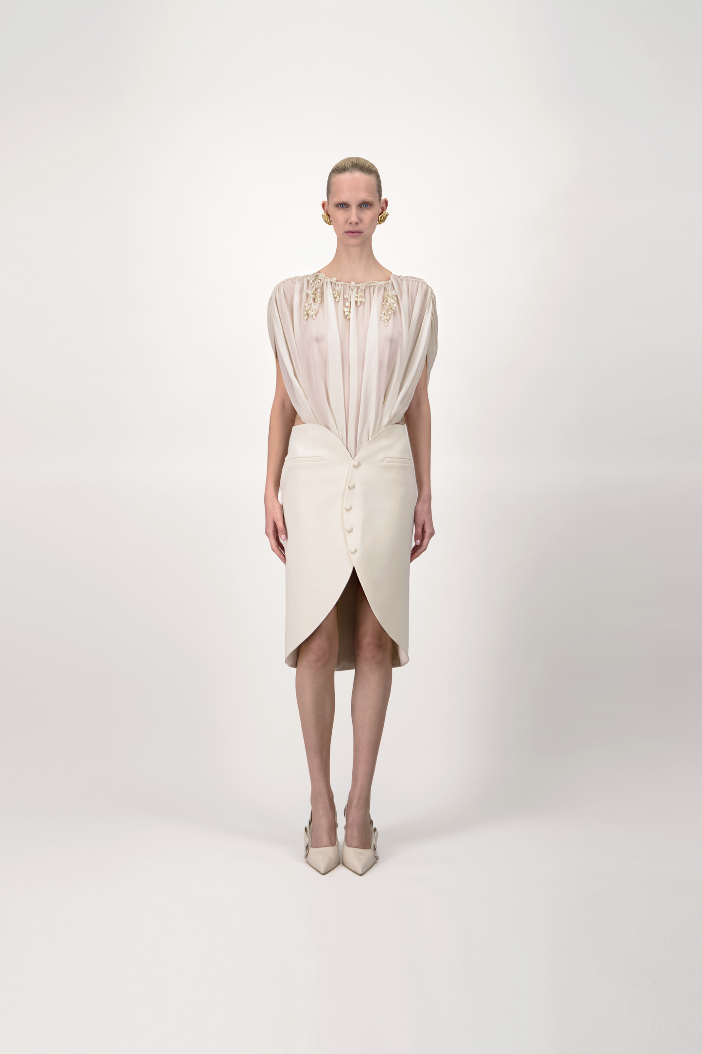 Draped Georgette Body