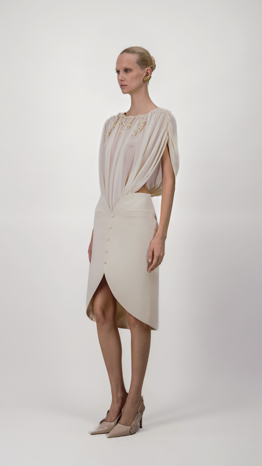 Draped Georgette Body