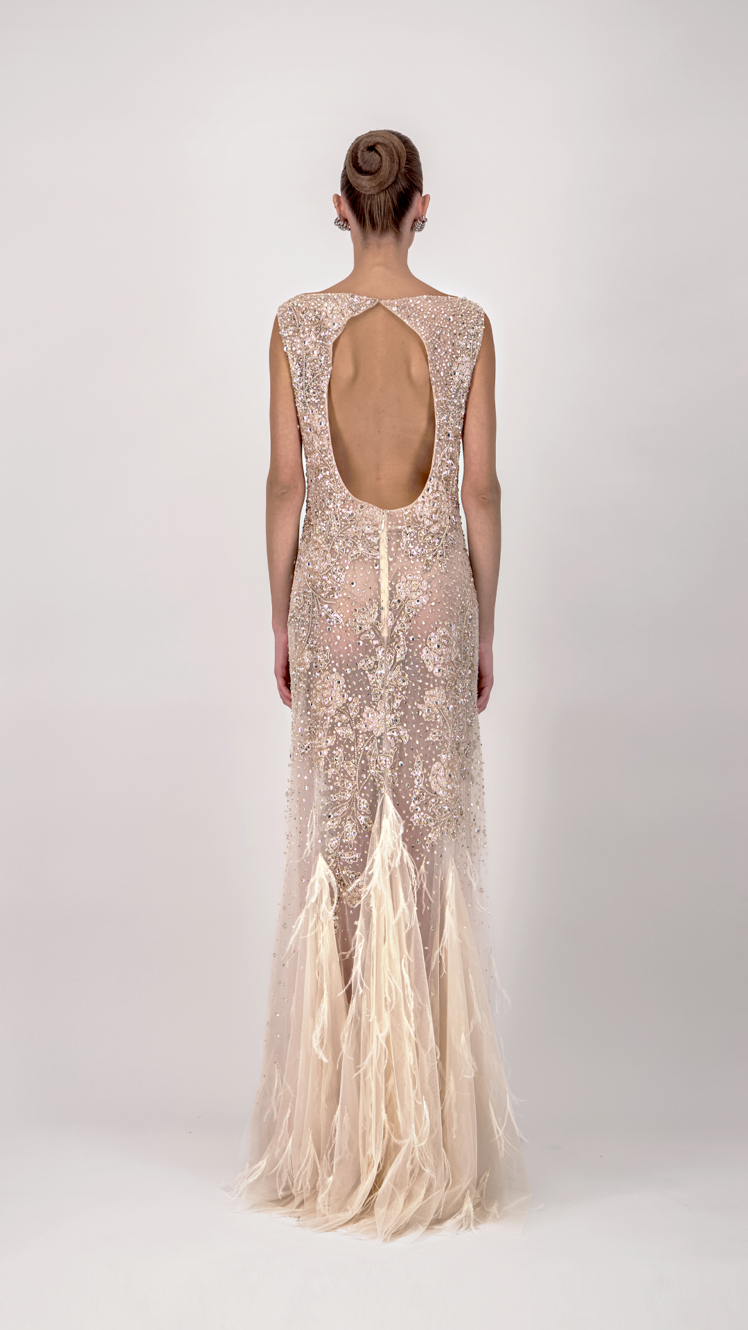 Beaded Mermaid Long Dress