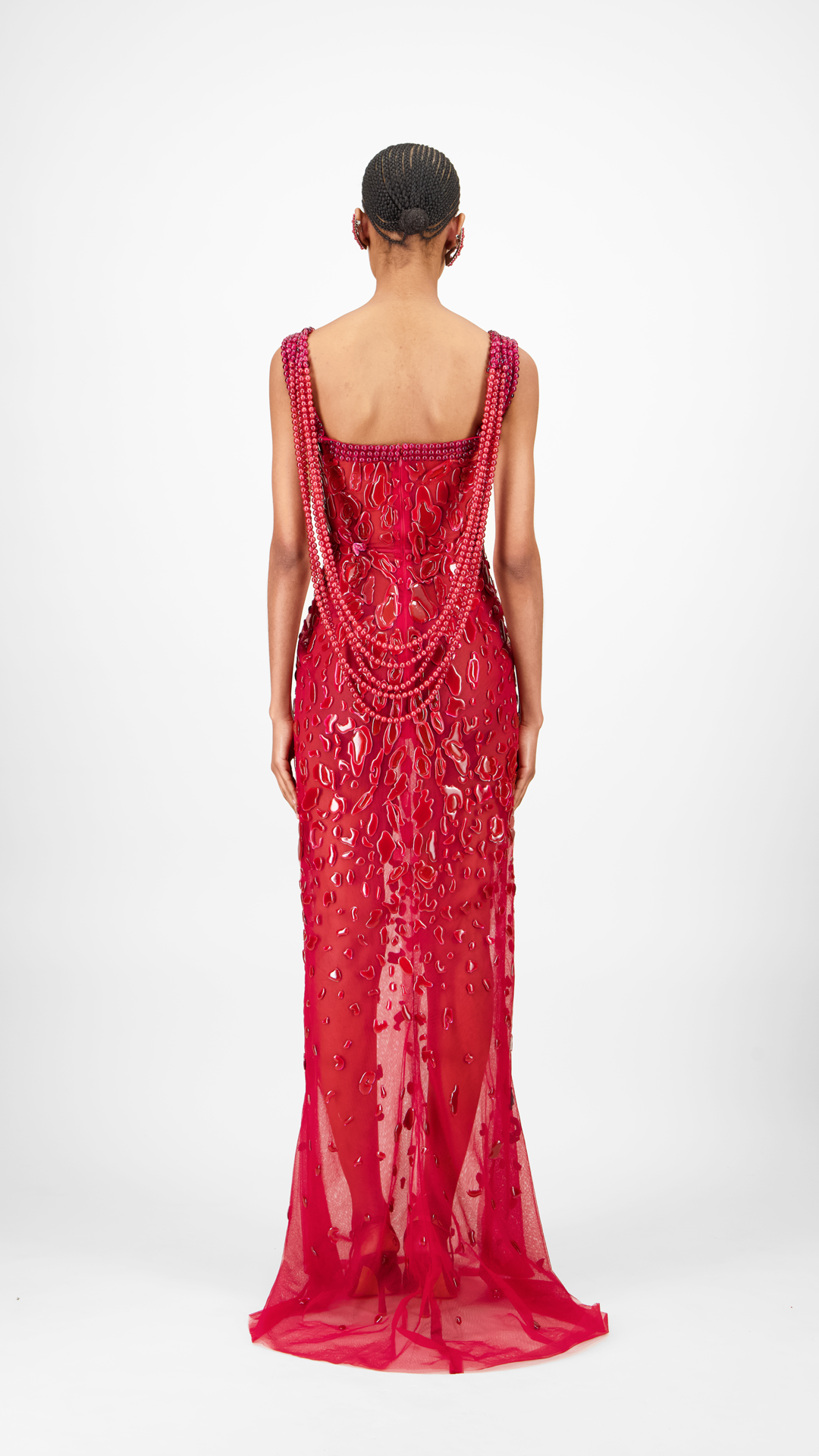 Beaded Long Dress