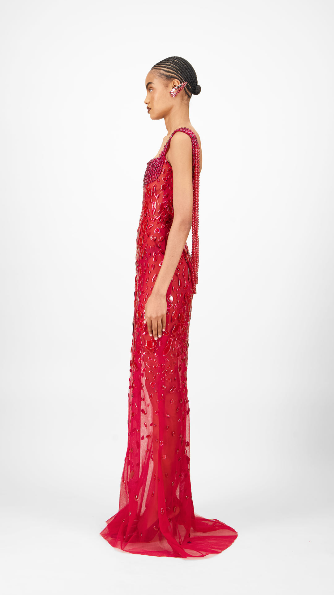 Beaded Long Dress
