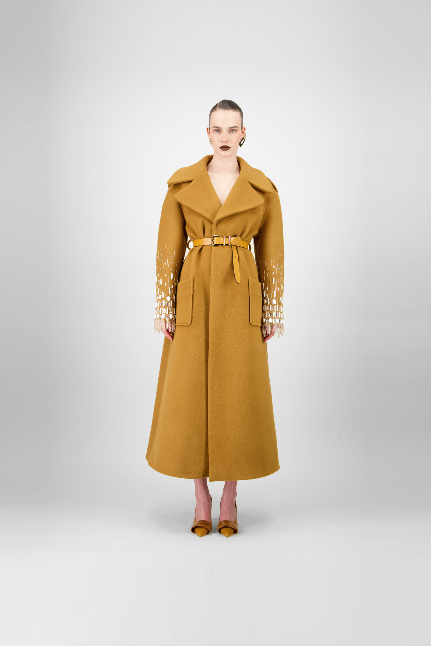 Pearl Wool Coat