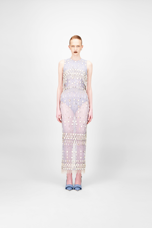 Beaded Midi Dress