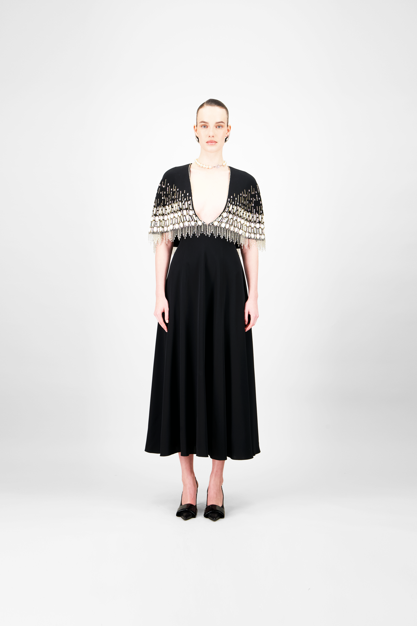 Beaded Midi Dress