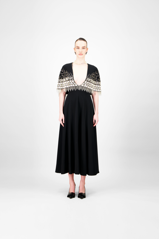 Beaded Midi Dress