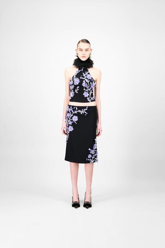 Beaded Midi Skirt
