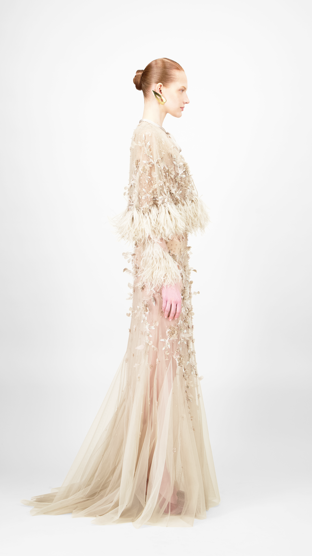 Beaded Long Dress