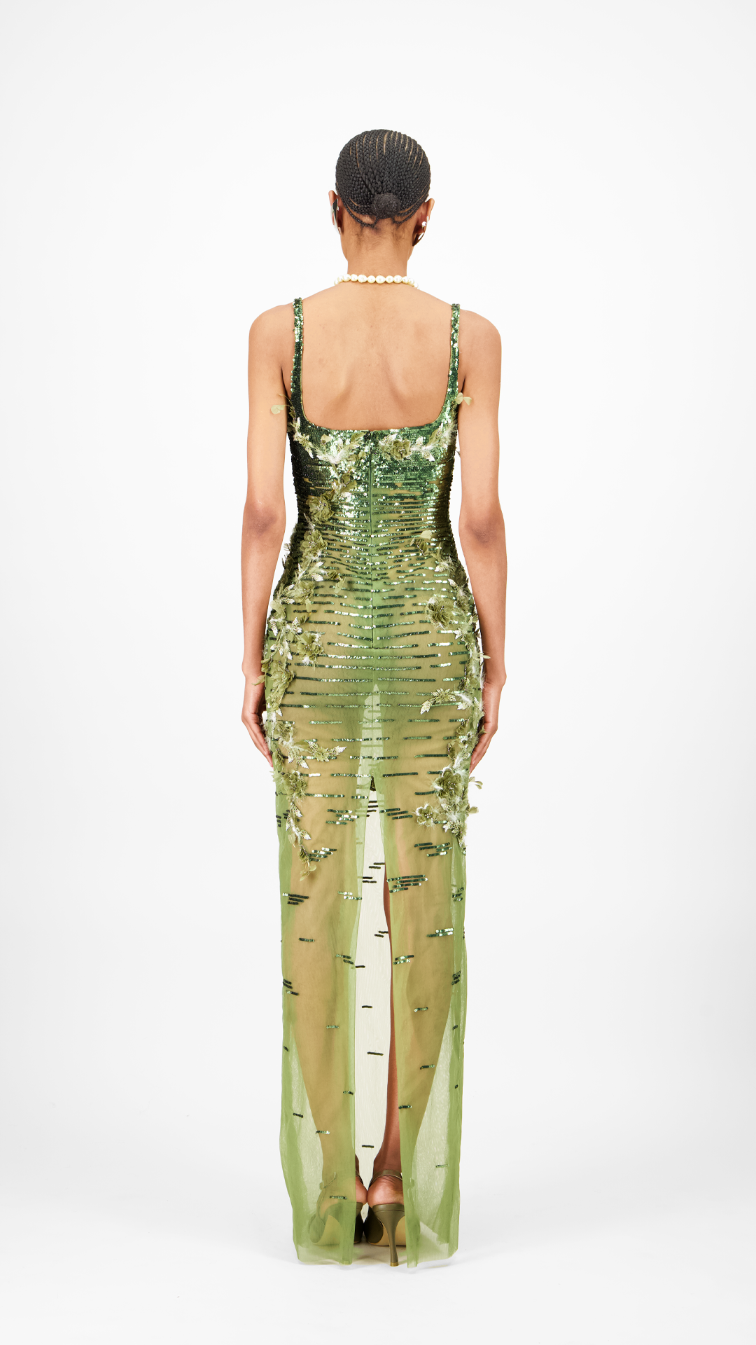 Beaded Long Dress
