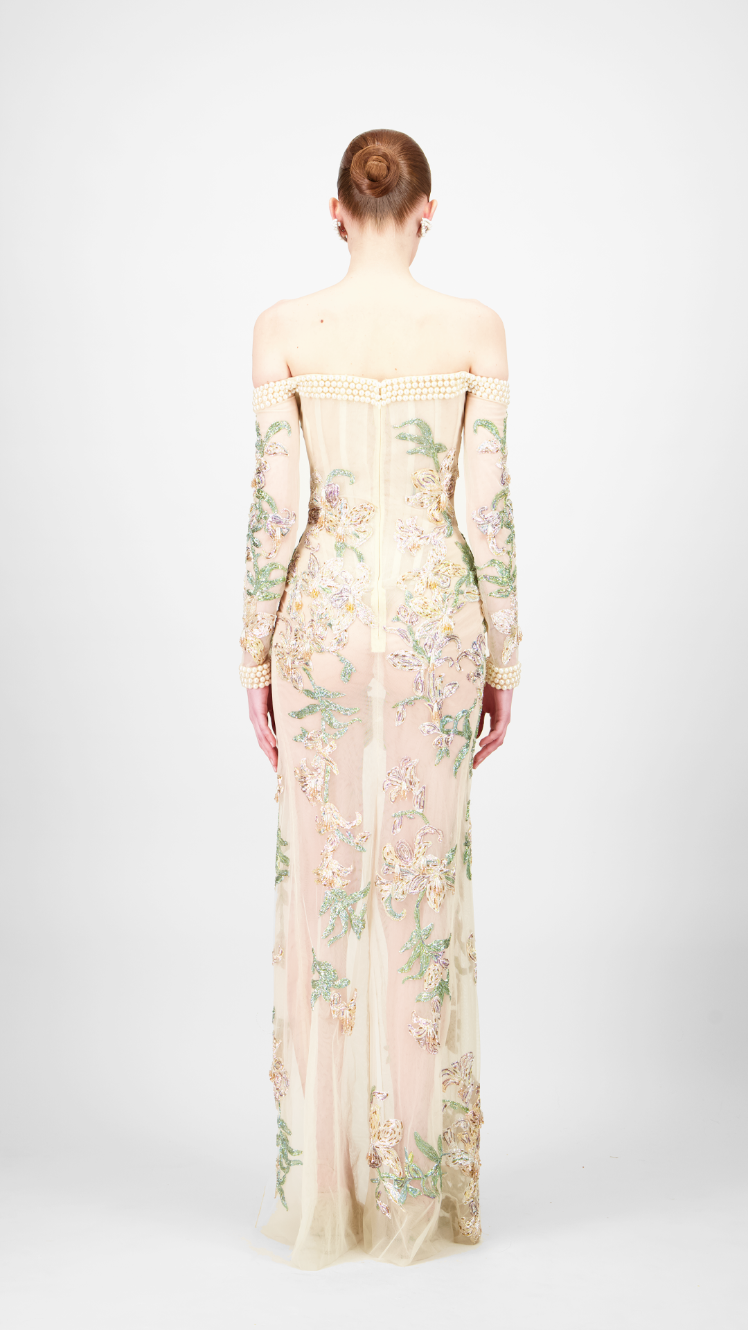 Off-Shoulder Long Dress