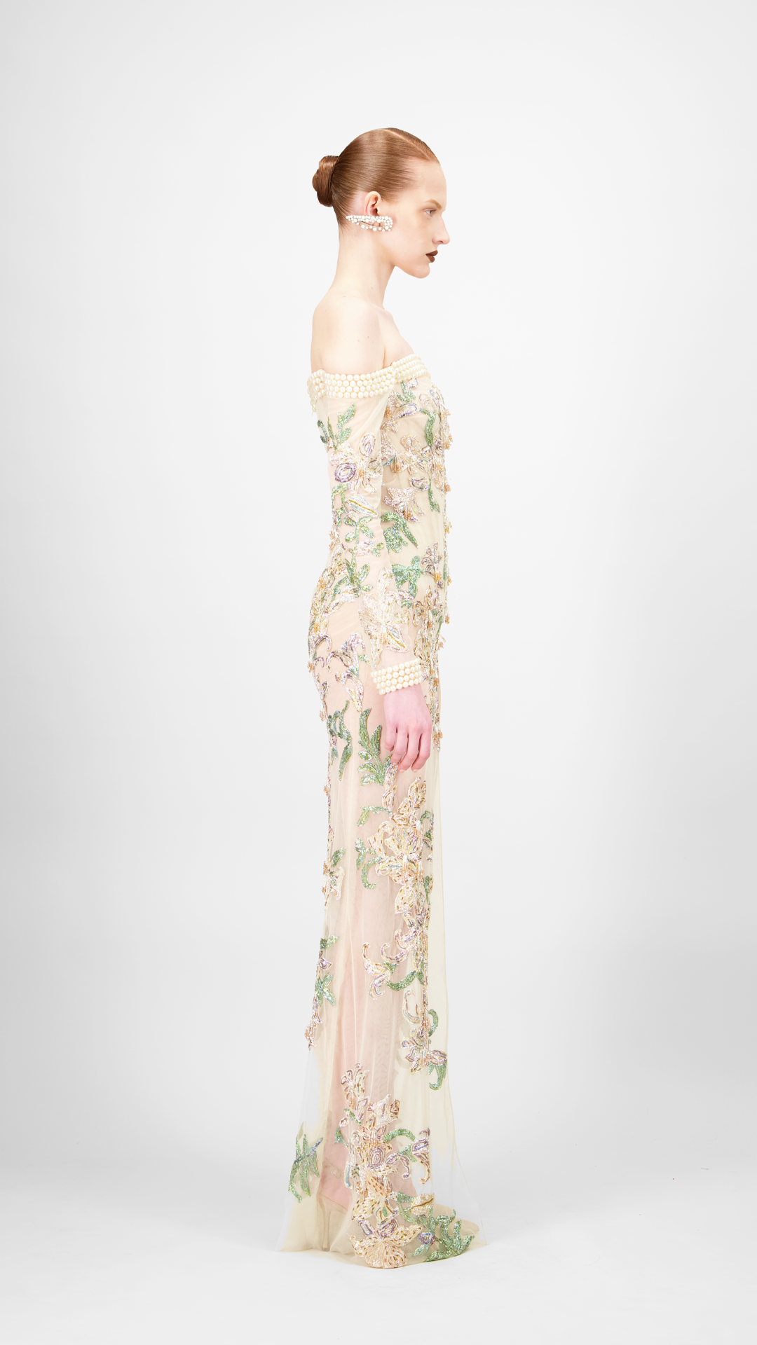 Off-Shoulder Long Dress