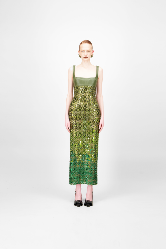 Glow Sequin Midi Dress