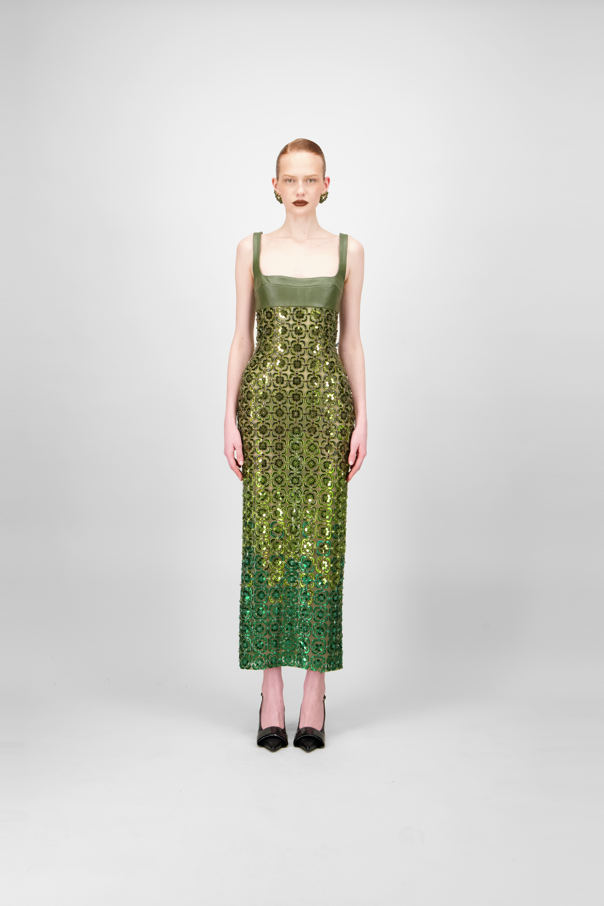 Glow Sequin Midi Dress Georges Hobeika Glow Sequin Midi Dress Georges Hobeika