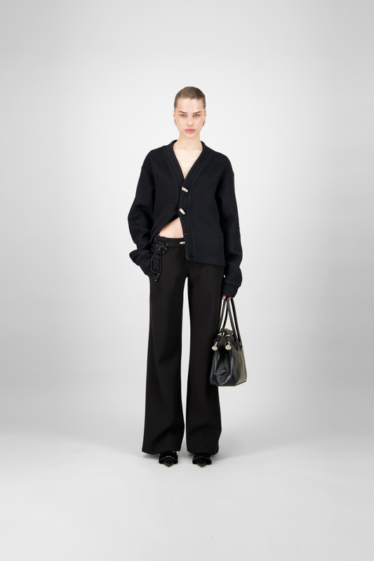 Low Waisted Wool Pants
