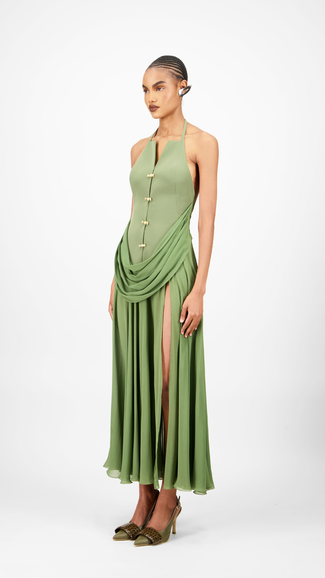 Flow Midi Dress Georges Hobeika Flow Midi Dress Georges Hobeika