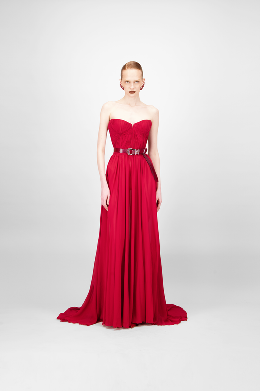Strapless Long Dress