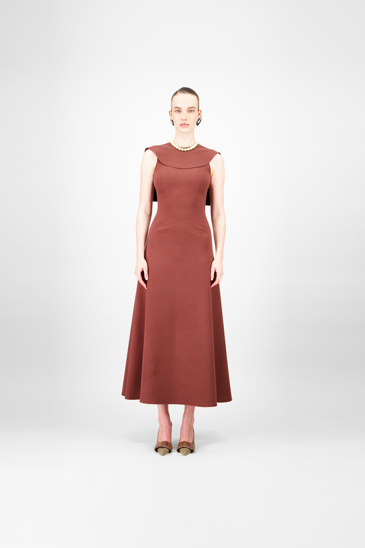 Back Reveal Midi Dress