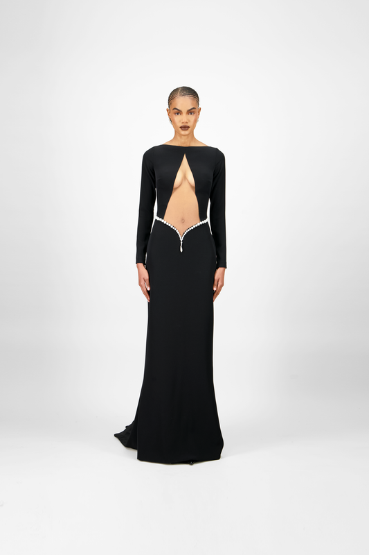 Cutout Long Dress